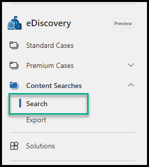 Content search, Purview