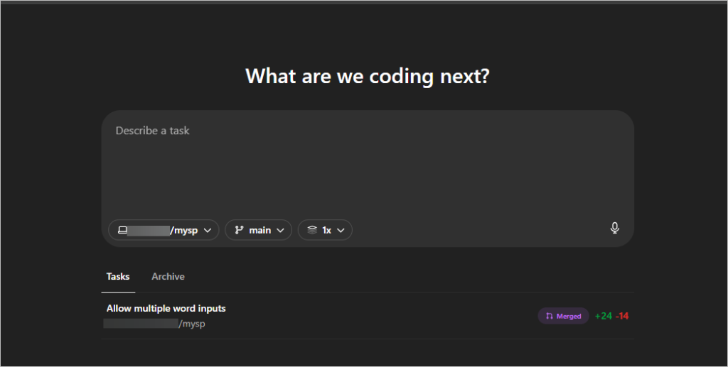 Codex home page